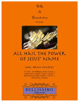 All Hail the Power of Jesus' Name Handbell sheet music cover